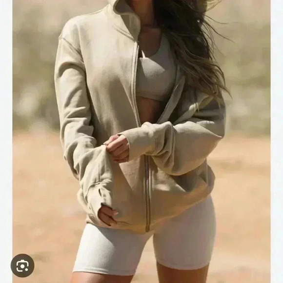 Joah Brown Empire zip up hoodie oversized OS - Picture 5 of 11